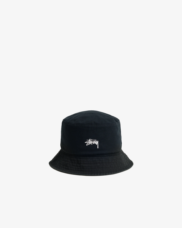 Stüssy - Men's Reversible Stock Bucket Hat - (Black/Olive) AW26 1321250