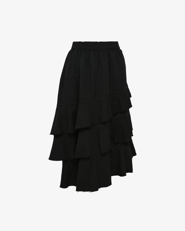 Black Comme des Garçons - Men's Ruffle Tier Skirt - (Black)
