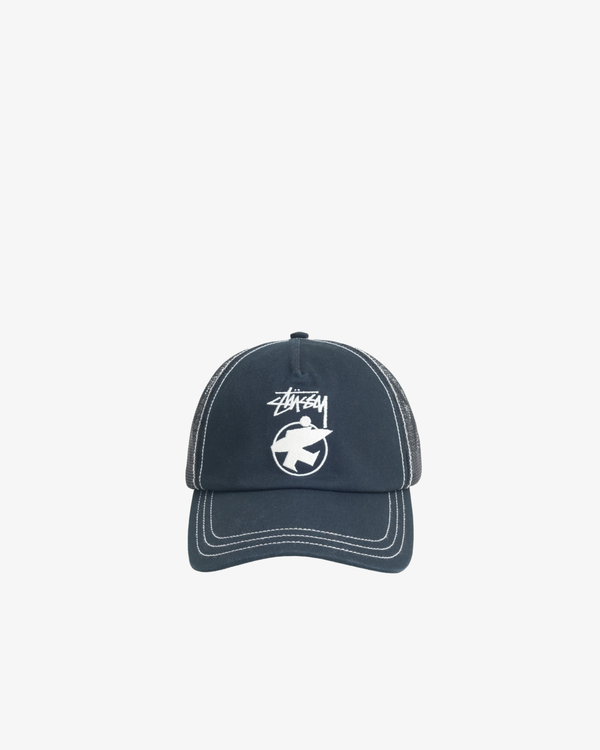 Stüssy -  Men's Lp Beach Roots Trucker Cap - (Black)