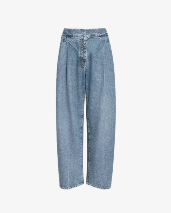 ALAÏA - Women's Denim Tailored Pants - (Denim517)