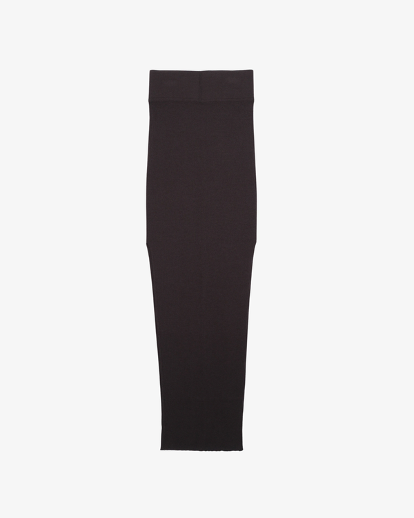 RICK OWENS - Women's Sacri Skirt - (Dark Brown)