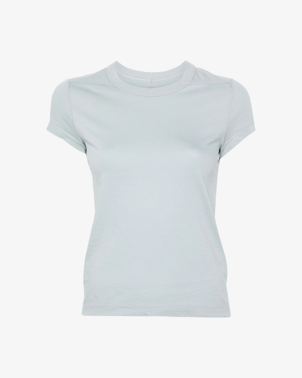 RICK OWENS - Women's Cropped Level T-Shirt - (Light Blue 36)