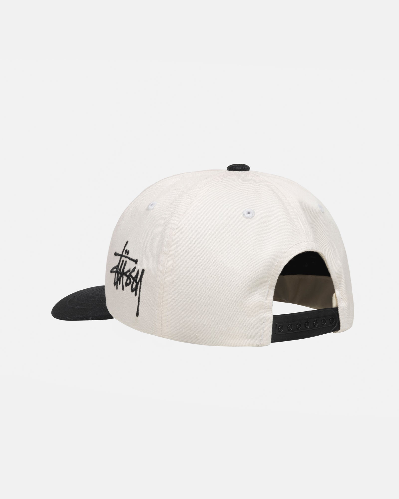 Stussy: Men's Chenille S Low Pro Cap (Natural) | DSMS E-SHOP