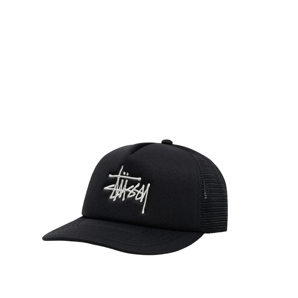 Stussy_STÜSSY - Big Basic Trucker Cap - (Black)_HATS