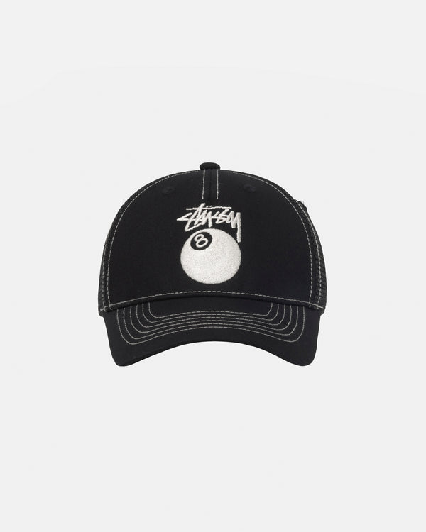 Stussy - Men's 8 Ball Low Pro Trucker Cap - (Black)