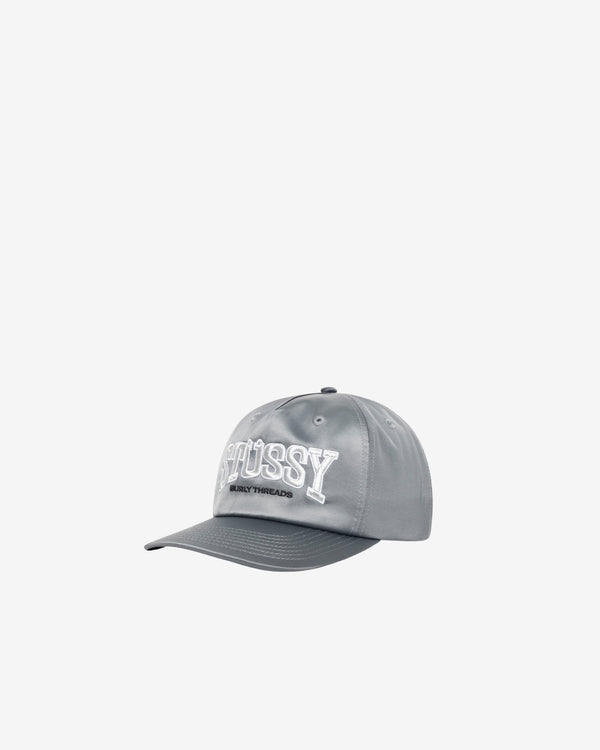 Stussy_Stüssy - Men's Md Burly Threads Cap - (Grey)_HATS