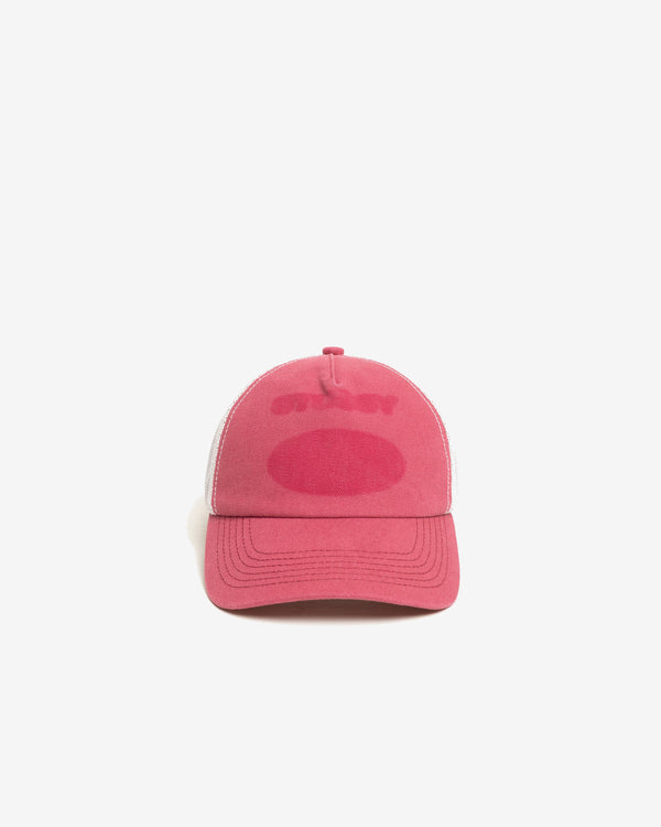 Stussy - Men's Hc Ghost Logo Trucker - (Red)