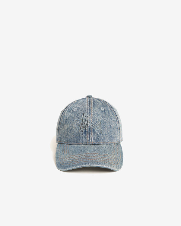 Stussy - Men's Lp Denim Strapback Cap - (Stone Wash)