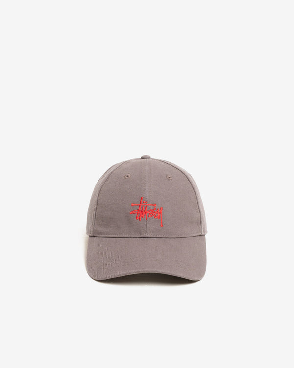 Stüssy  - Men's Lp Basic Canvas Cap - (Grey)