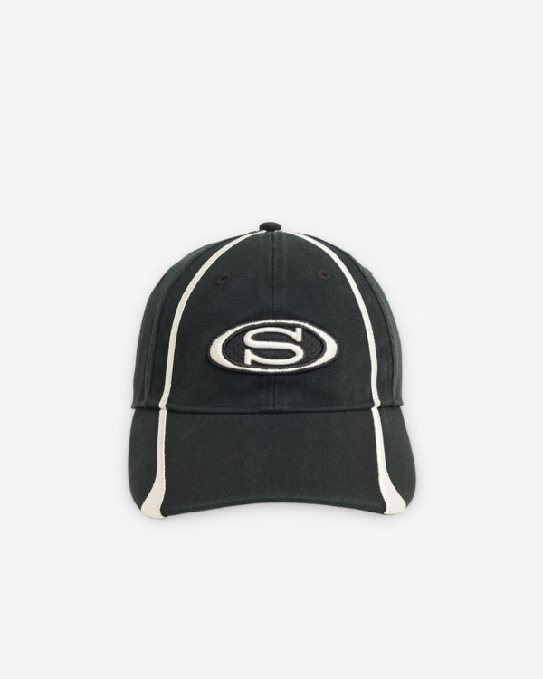 Stüssy - Men's LP S Oval Strapback Cap - (Black)