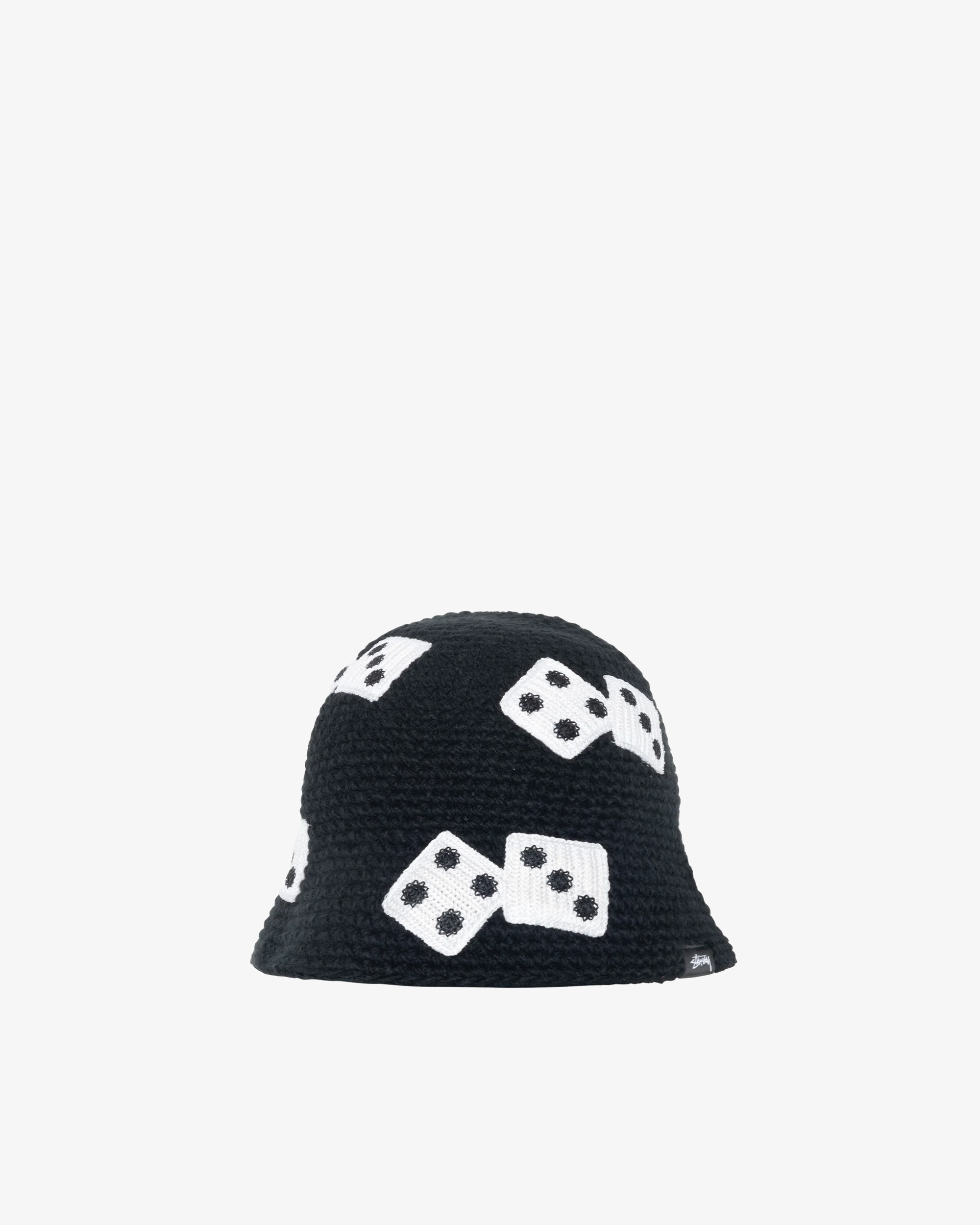 Stussy: Men's Dice Knit Bucket Hat (Black) | DSMS E-SHOP Stussy: Men's Dice Knit Bucket Hat (Black) | DSMS E-SHOP