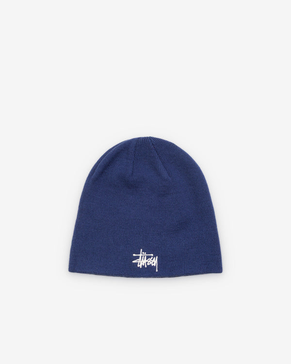 Stüssy - Men's Basic Skullcap Beanie - (Dark Blue)