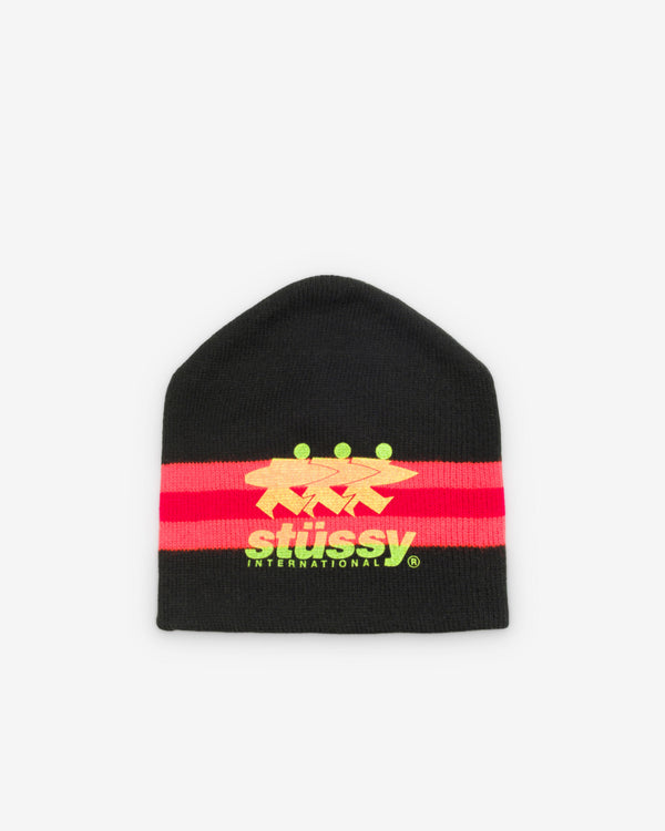 Stüssy - Men's Stripe Ski Beanie - (Black)
