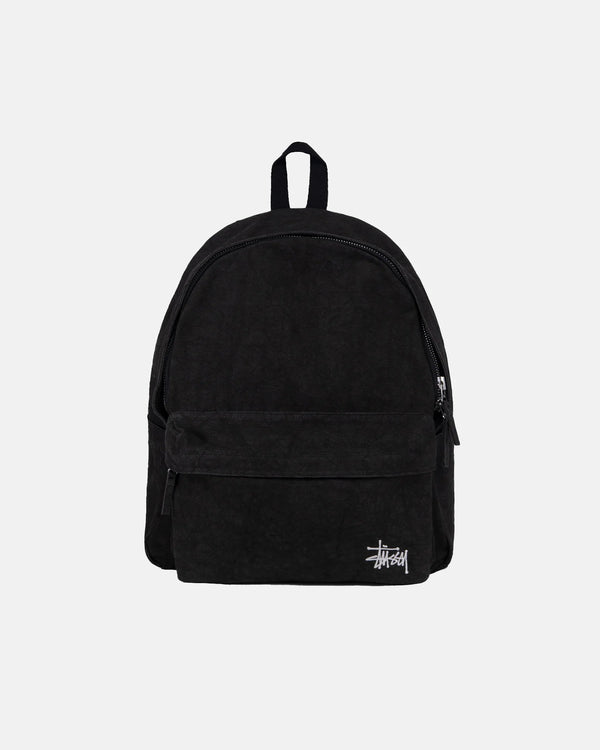 Stussy - Men's Canvas Backpack - (Washed Black)