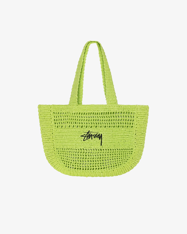 Stüssy - Raffia Bag - (Lime)