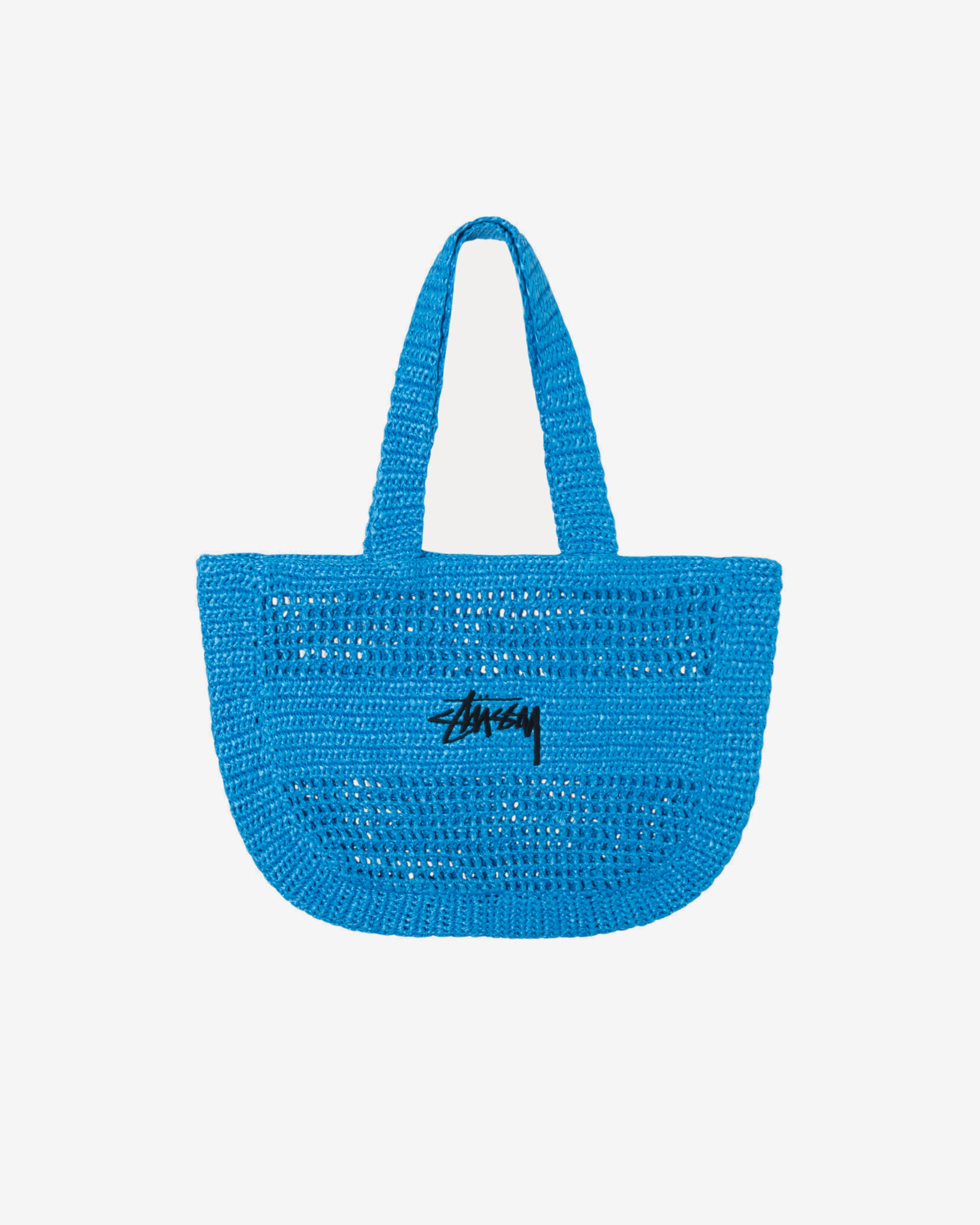 発掘 - 新登場ブランド Stussy US - SS24 - Red Bag Tote Raffia
