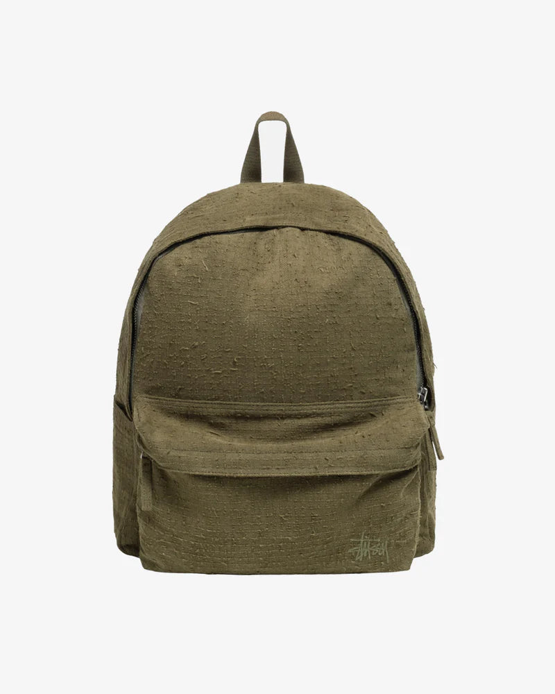 Stüssy: Needle Punch Backpack (Olive) | DSMS E-SHOP