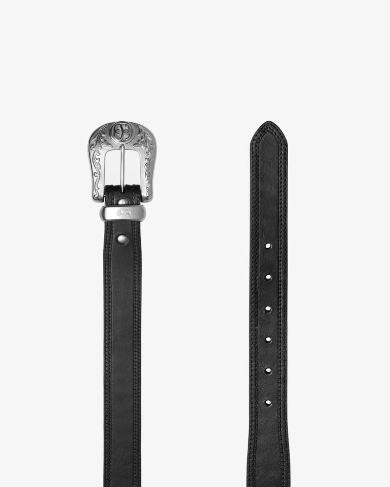 Stüssy: SS-Link Cowboy Belt (Black) | DSMS E-SHOP Stüssy: SS-Link Cowboy Belt (Black) | DSMS E-SHOP