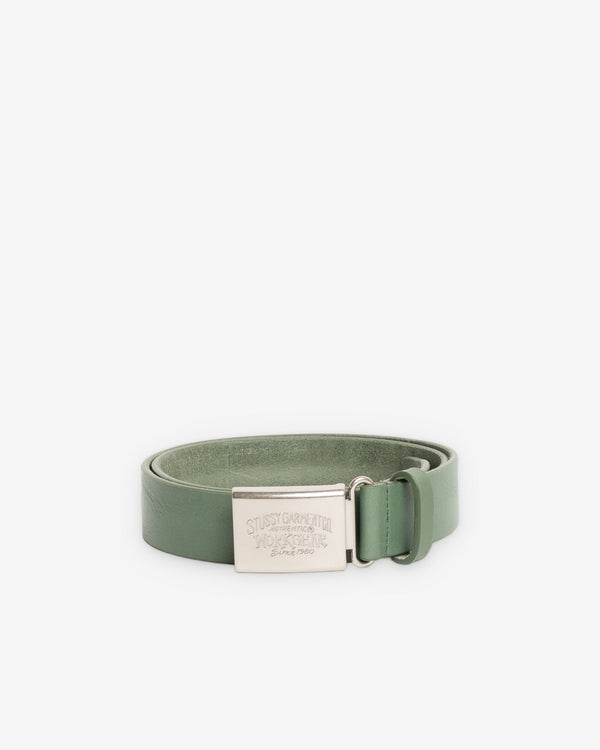 Stüssy - Men's Workgear Buckle Belt - (Green)