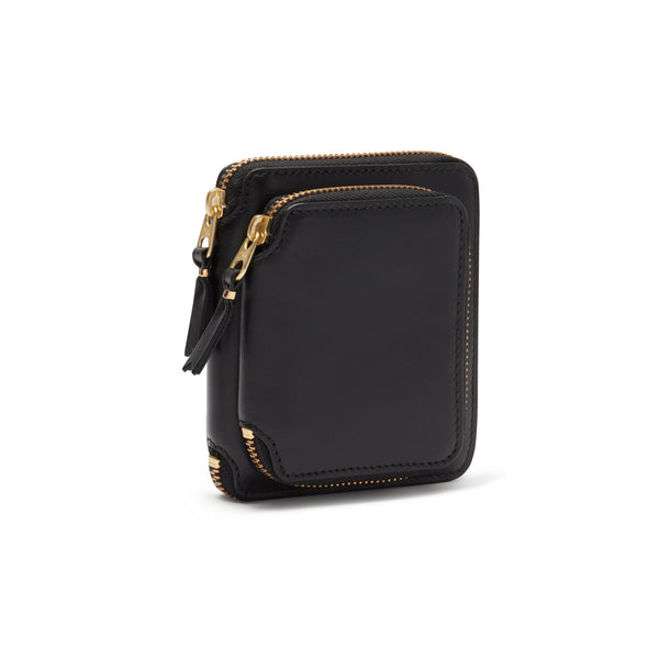 CDG Wallet_CDG Wallet - Outside Pocket Full Zip Around Wallet - (Black SA2100)_WALLETS