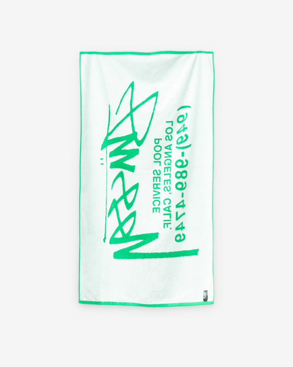 Stussy -  Pool Service Beach Towel - (Green))
