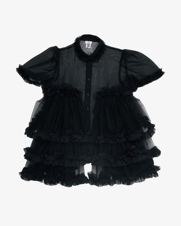 Noir Kei Ninomiya - Women's Polyester Georgette - (Black)