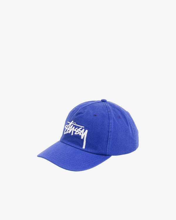 Stüssy - Men's Big Stock Mid Depth Cap - (Blue)