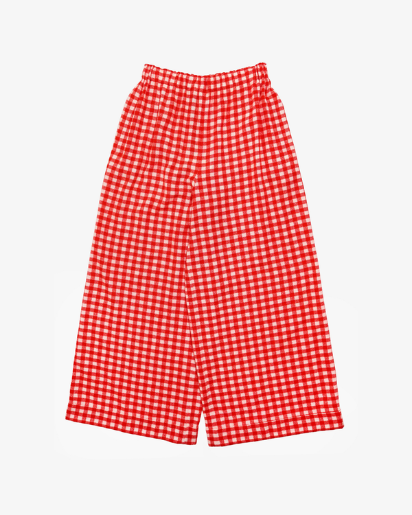 DANIELA GREGIS - Women's Pantalone Trousers Pigiama Tasche Lungo - (Red)