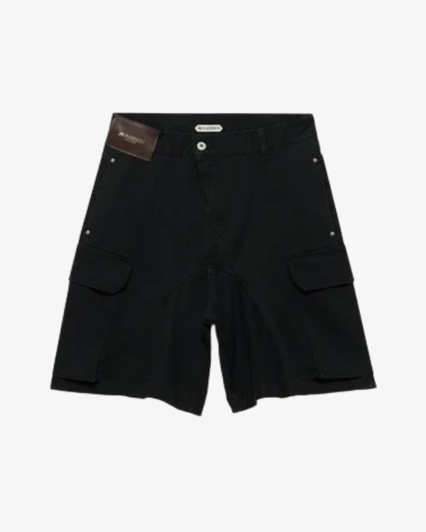 J.W. Anderson - Men's Twisted Patch Pocket Shorts - (Black)