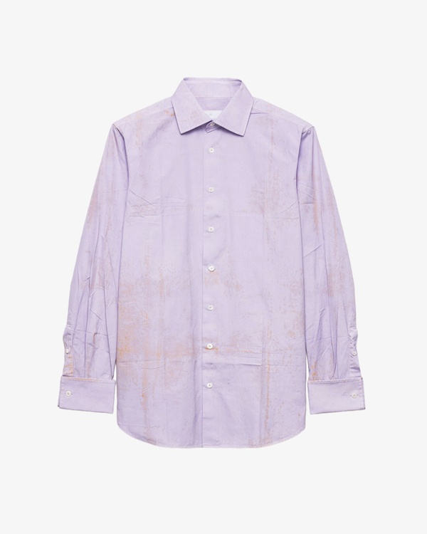 Prada - Men's Popeline Old Shirts - (Lilac)