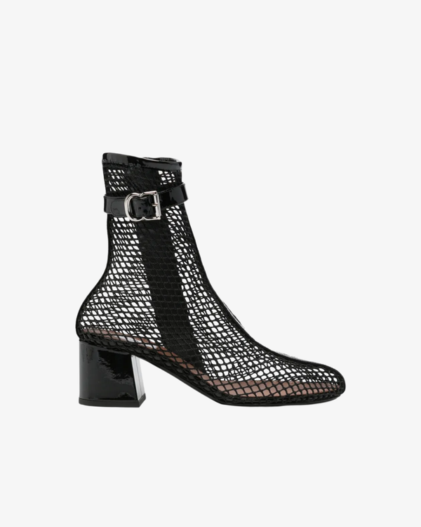 ALAÏA - Women's Fishnet Boots 55 - (Black)