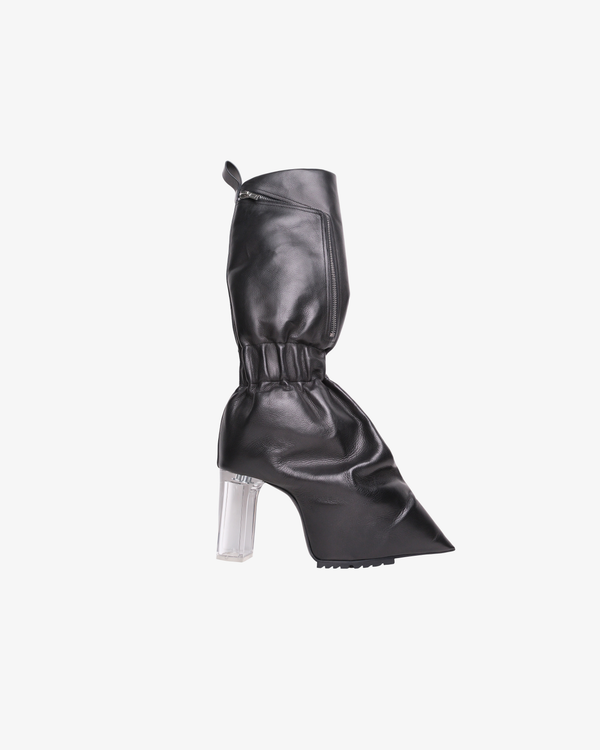 Rick Owens - Women's Leather Boots Cargo Taquito - (Black)