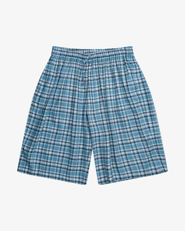 ACNE STUDIOS - Men's Casual Flannel Check Shorts - (Denim)