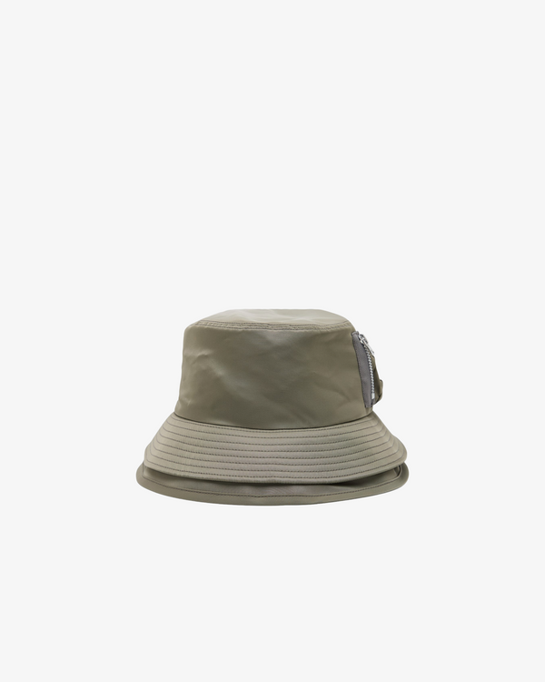 SACAI - Men's Pocket Double Brim Hat / Nylon Twill - (Grey550)