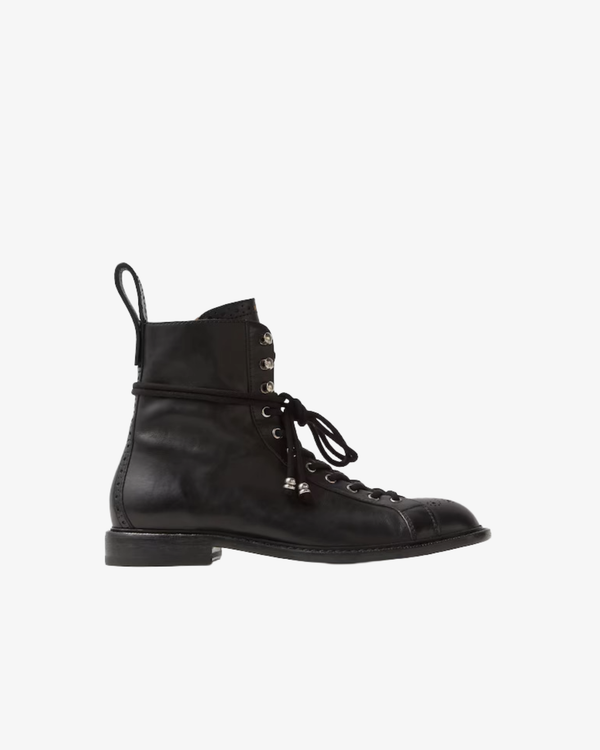 VERSACE_VERSACE - Men's Billy Leather Boots - (Black)_BOOTS