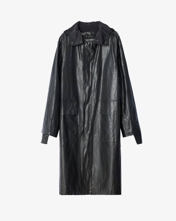 Lemaire - Men's Long Raincoat - (Black)