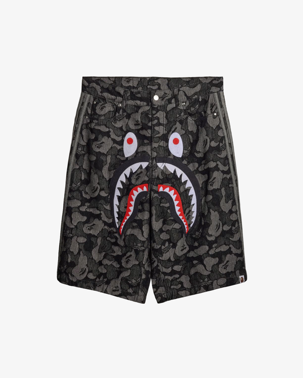 Adidas - Men's Shark Denim Jorts Bape - (Black)