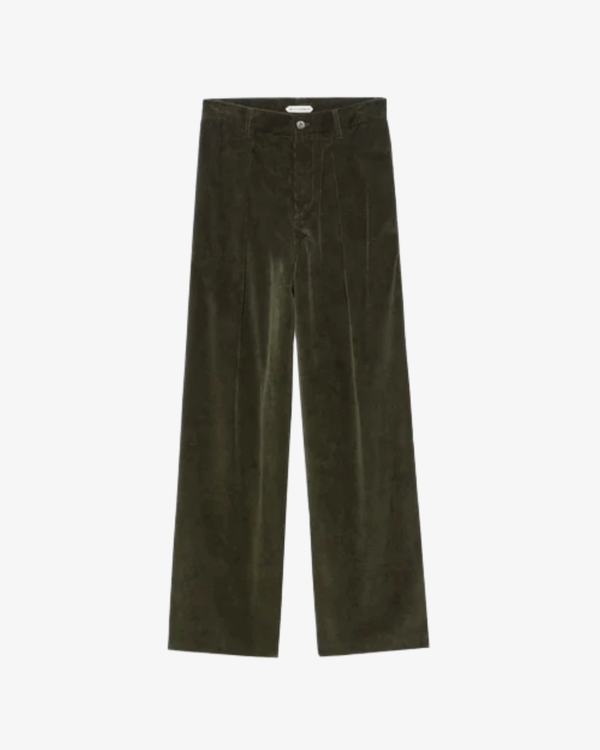 J.W. Anderson - Men's Single Pleat Trousers - (Dark Green580)