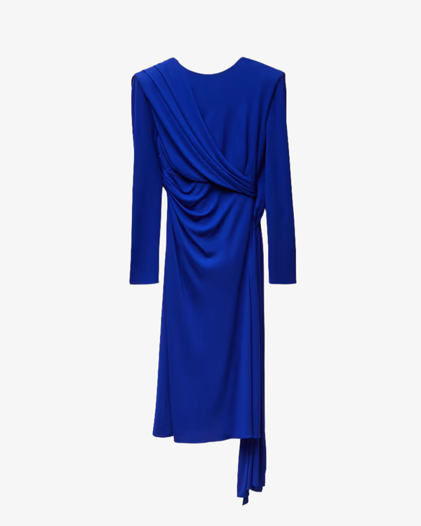 VERSACE - Women's Viscose Crêpe Jersey Dress - (Blue)