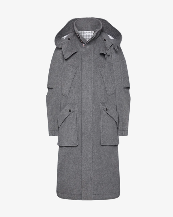 Thom Browne - Men's Detachable Hood - (Grey035)