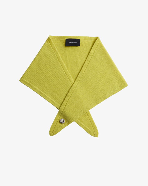 Simone Rocha_SIMONE ROCHA - Women's Cashmere Neckerchief - (Green)_SCARVES