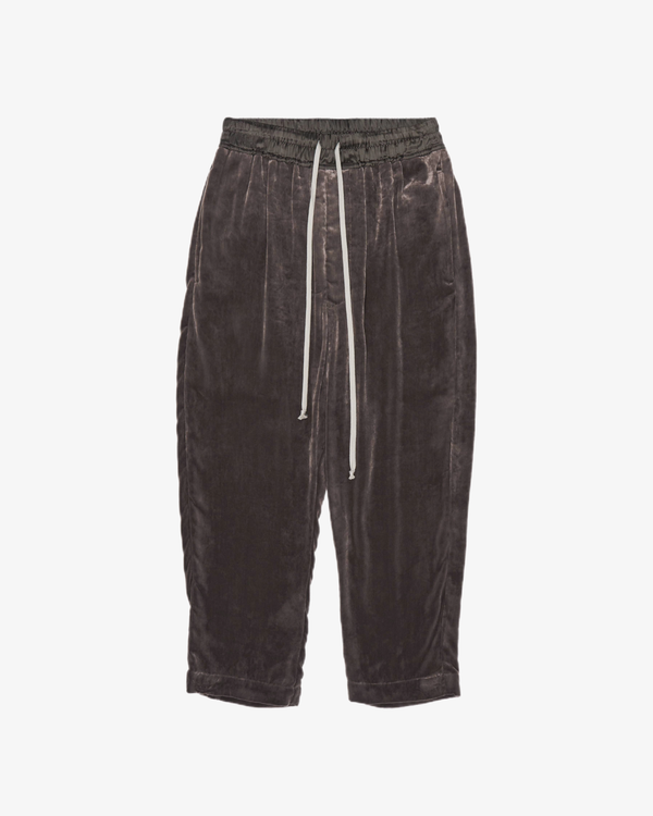 Rick Owens - Women's Drawstring Astaires Cropped PantDarkdust - (Dark Brown78)