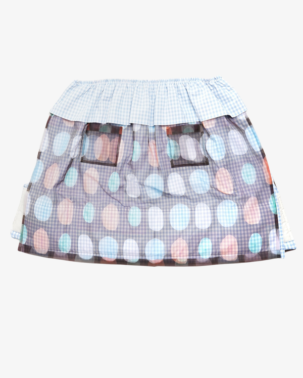 Tao - Women's Organza Gingham Check Skirts - (Print)