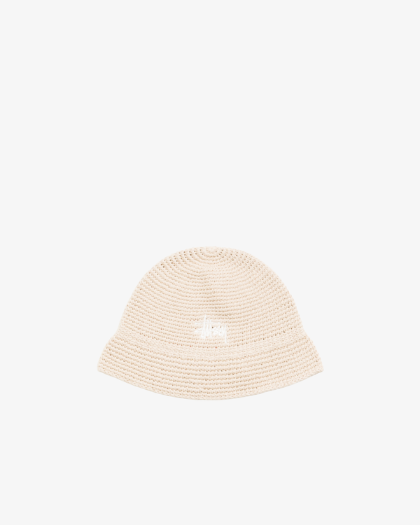 Stüssy -  Men's Basic Linen Knit Bucket - (Beige)