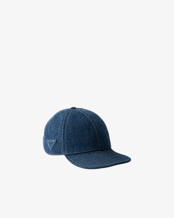 Prada - Men's Denim Cap - (Denim)