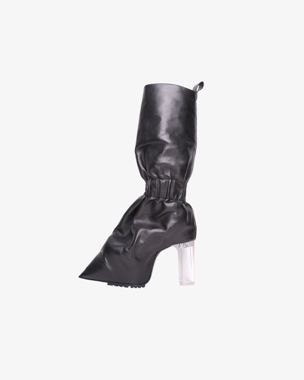 Rick Owens - Women's Leather Boots Cargo Taquito - (Black)
