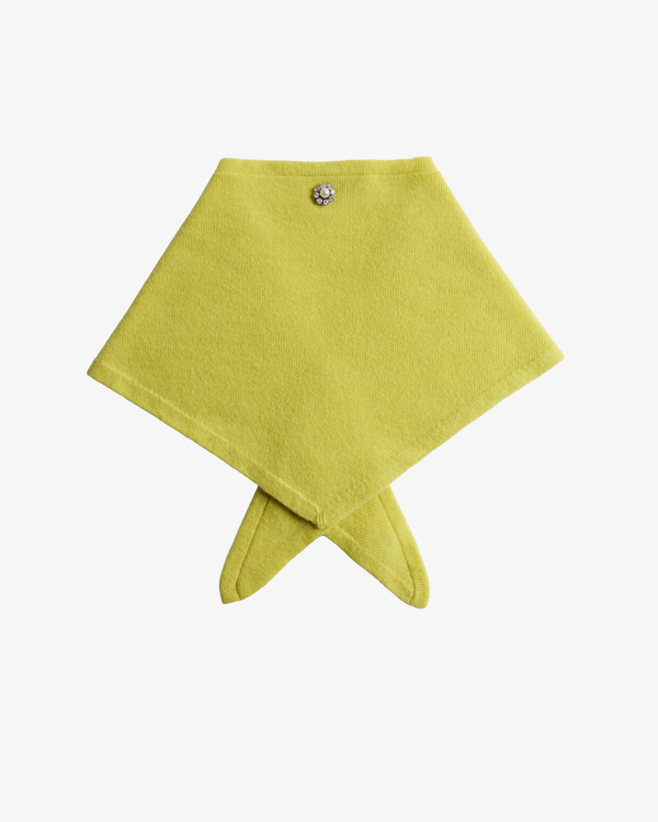 Simone Rocha_SIMONE ROCHA - Women's Cashmere Neckerchief - (Green)_SCARVES