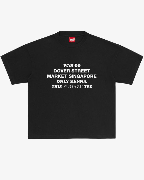 Fugazi - Men's DSMS Singlish Paperthin Tee - (Black)