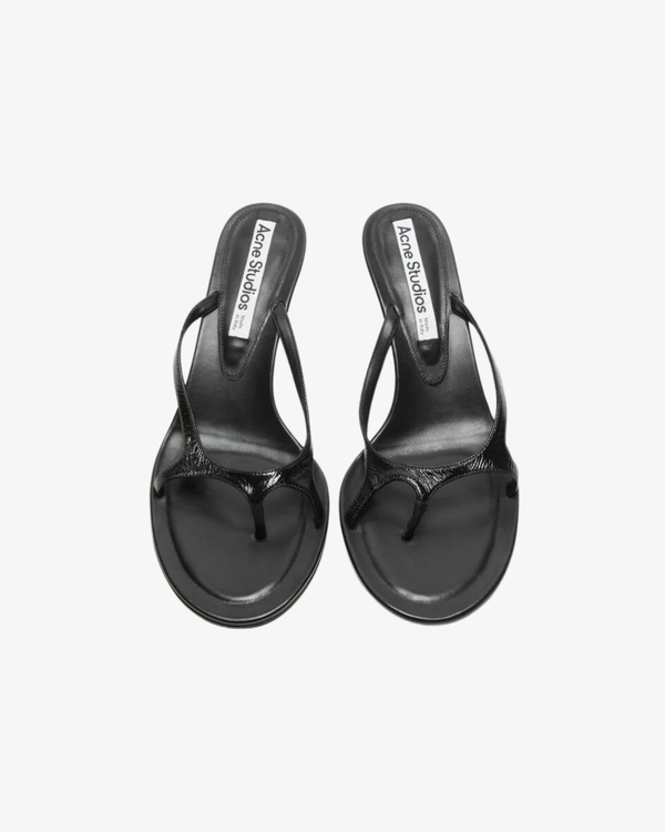 ACNE STUDIOS_ACNE STUDIOS - Women's Heel Sandals - (Black)_FLAT SANDALS