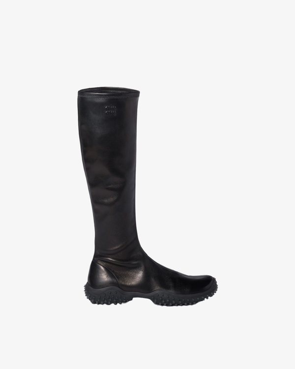 MIU MIU - Women's Nappa Stretch Boots - (Black)